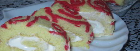 рулет с декоративным украшением. Шаг 13