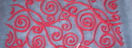 рулет с декоративным украшением. Шаг 7