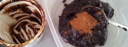 рулет с финиковым наполнителем и орехами. Шаг 6