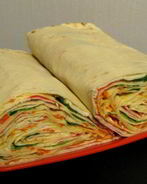 Рулет с крабовыми палочками