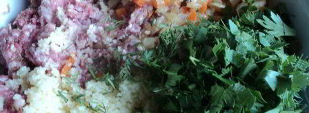 рулетики из баклажан с мясом. Шаг 4