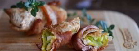 рулетики из бекона с авокадо. Шаг 5