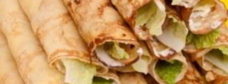 рулетики из блинов с семгой. Шаг 7