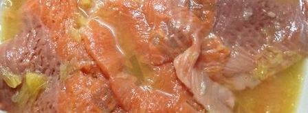 рулетики из форели с апельсинами. Шаг 7