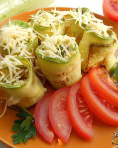 Рулетики из кабачков