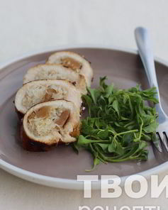 Рулетики из курицы с манго