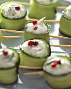 Рулетики из огурцов