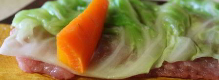 рулетики из свинины с овощами. Шаг 4