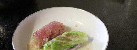 рулетики из свинины с овощами. Шаг 6