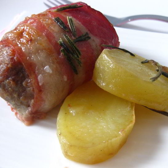 Рецепт рулетиков с беконом