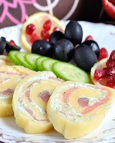 Рулеты с семгой