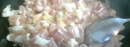 слоеные рулетики с курицей. Шаг 2