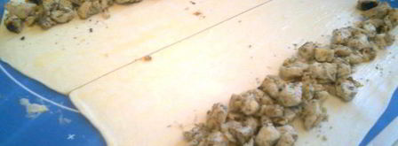 слоеные рулетики с курицей. Шаг 5