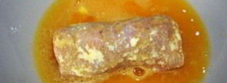 свиные рулетики с грибами и сыром. Шаг 12