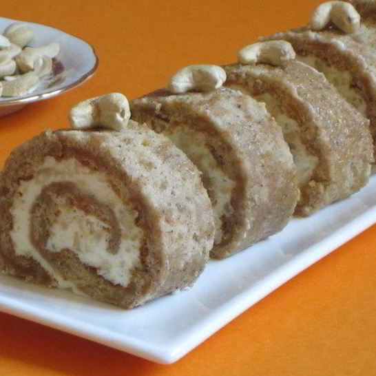 Рецепт тыквенного рулета со сливочной начинкой