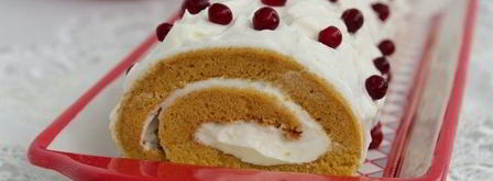 тыквенный рулет. Шаг 9