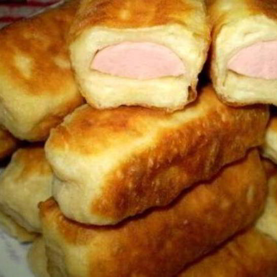 Рецепт сосисок в тесте на кефире