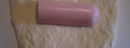 сосиски в тесте на кефире. Шаг 3