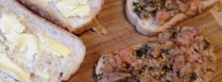 горячий сэндвич с лососем. Шаг 5