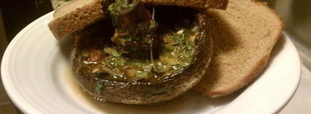 грибной сэндвич с ароматным маслом. Шаг 4