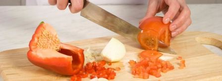 картофельный сэндвич с сальсой. Шаг 4