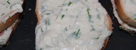 хрустящие сэндвичи с соусом бешамель. Шаг 6