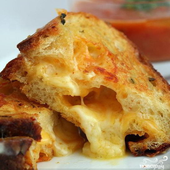 Рецепт поджаристых сырных сэндвичей