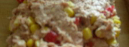 сэндвич-гриль с тунцом, кукурузой и сладким перцем. Шаг 3