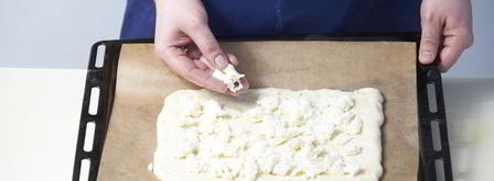 сэндвич из домашней фокаччи с ветчиной. Шаг 5