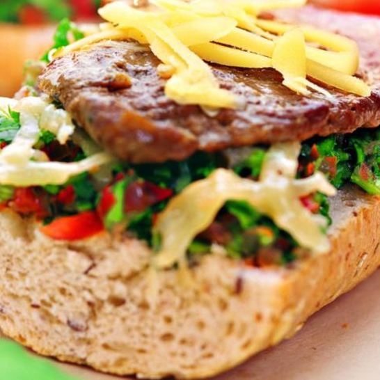 Рецепт сэндвича с говядиной и томатной сальсой