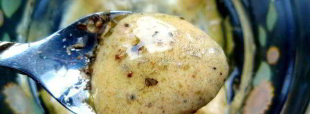 сэндвич с говядиной, лисичками и горчичным соусом. Шаг 4