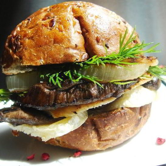 Рецепт сэндвича с грибами и курицей