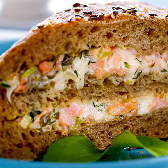 Рецепт сэндвича с лососем