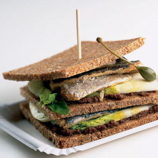 Рецепт сэндвича с сардинами