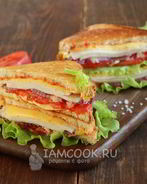 Сэндвич с ветчиной и сыром