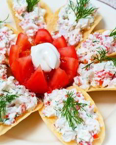 Сырная закуска на чипсах