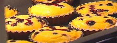 лимонные тарталетки с голубикой. Шаг 12