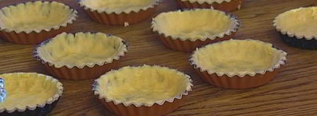 лимонные тарталетки с голубикой. Шаг 8