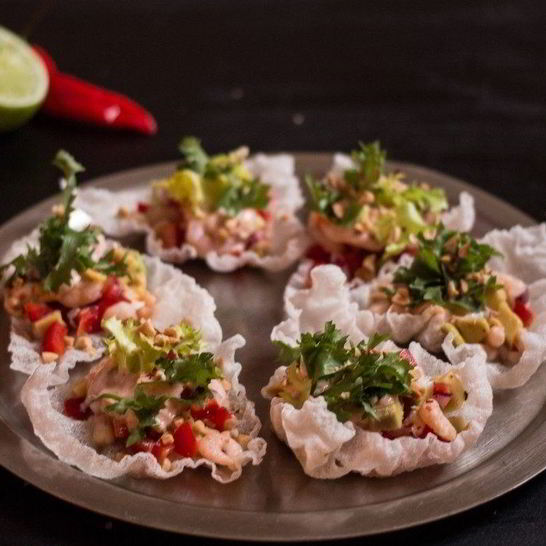 Рецепт начинки для тарталеток с креветками