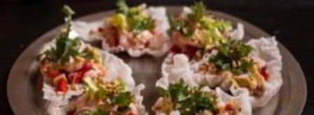 начинка для тарталеток с креветками. Шаг 4