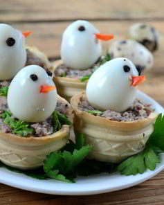 Новогодние тарталетки Петушки