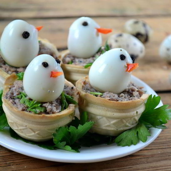 Рецепт новогодних тарталеток петушки