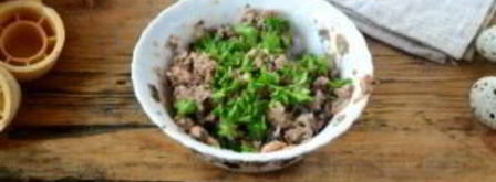 новогодние тарталетки петушки. Шаг 2