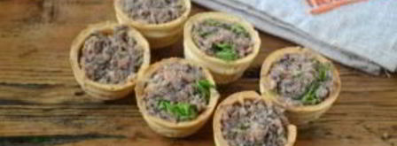 новогодние тарталетки петушки. Шаг 3