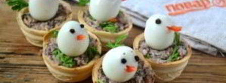 новогодние тарталетки петушки. Шаг 4