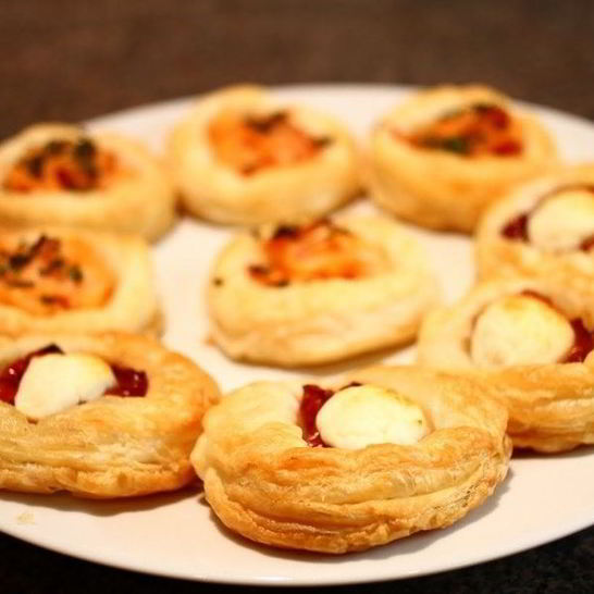 Рецепт слоеных тарталеток