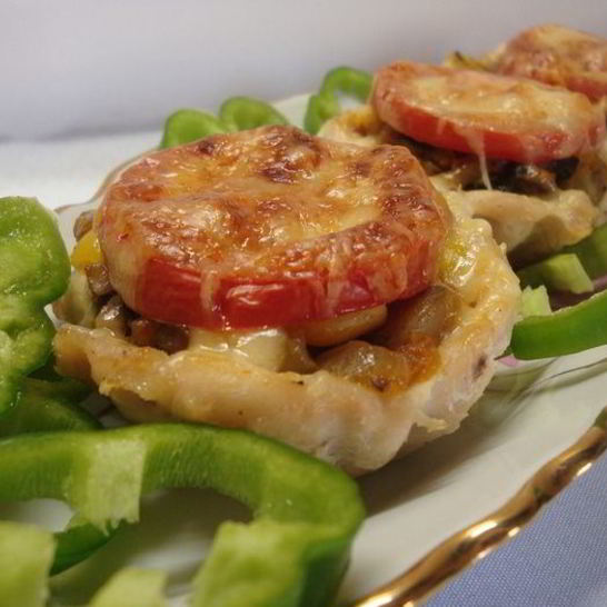 Рецепт тарталеток из куриного филе