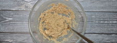 тарталетки из отрубей с салатом из семги. Шаг 4