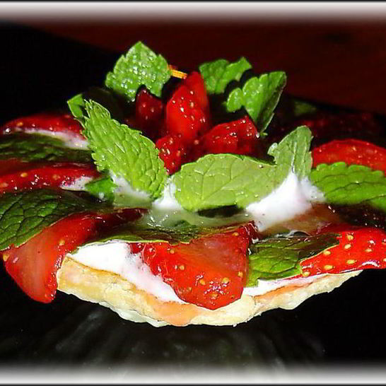 Рецепт тарталеток клубнично-клюквенное блаженство