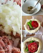 Тарталетки с фаршем